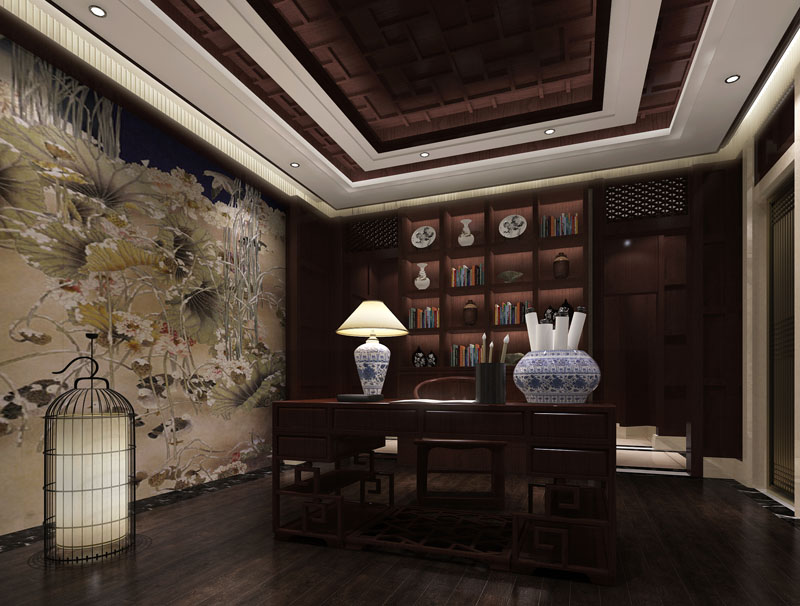 雋永筆觸營(yíng)造室內(nèi)裝飾的水墨丹青 四合院中式裝修室內(nèi)設(shè)計(jì)借鑒