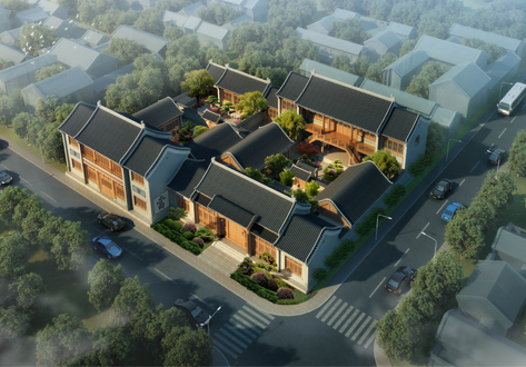 鳥瞰下整齊布局一覽無余 北京四合院裝修設(shè)計(jì)借鑒