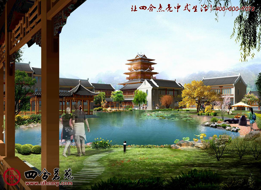 四合院中式裝修設(shè)計(jì)景觀欣賞