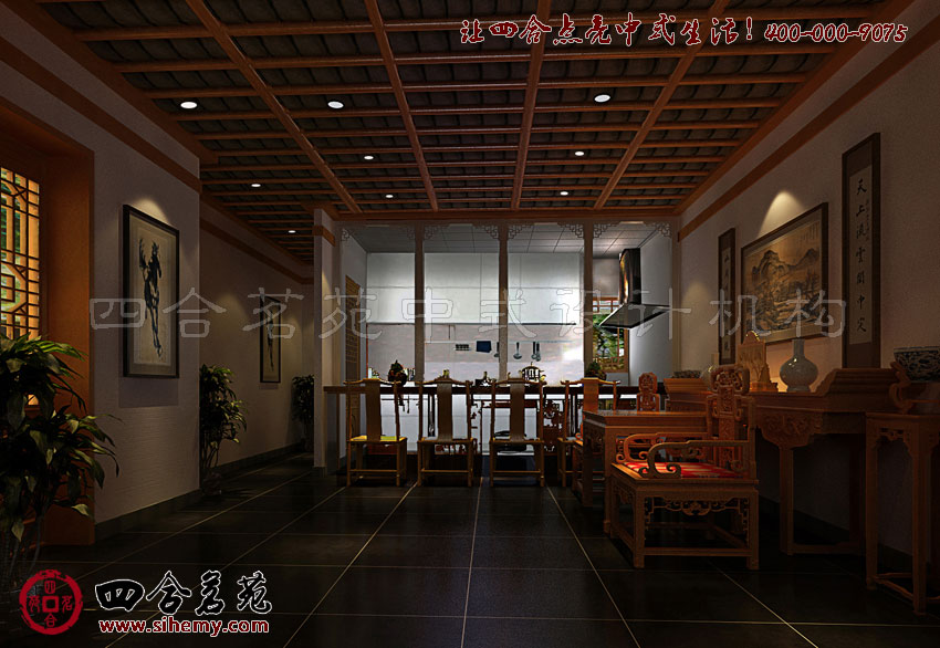 裝飾設(shè)計(jì)筆繪中流溢古韻 茶樓復(fù)古裝修風(fēng)格