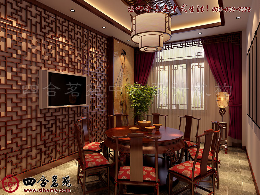 細(xì)膩而精致的裝飾彰顯雅致與娟秀 四合院中式酒店設(shè)計(jì)室內(nèi)效果圖